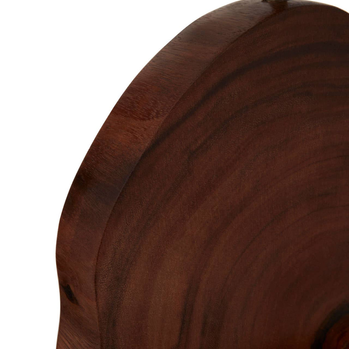 Hestina Table Lamp With Curved Wood Base.