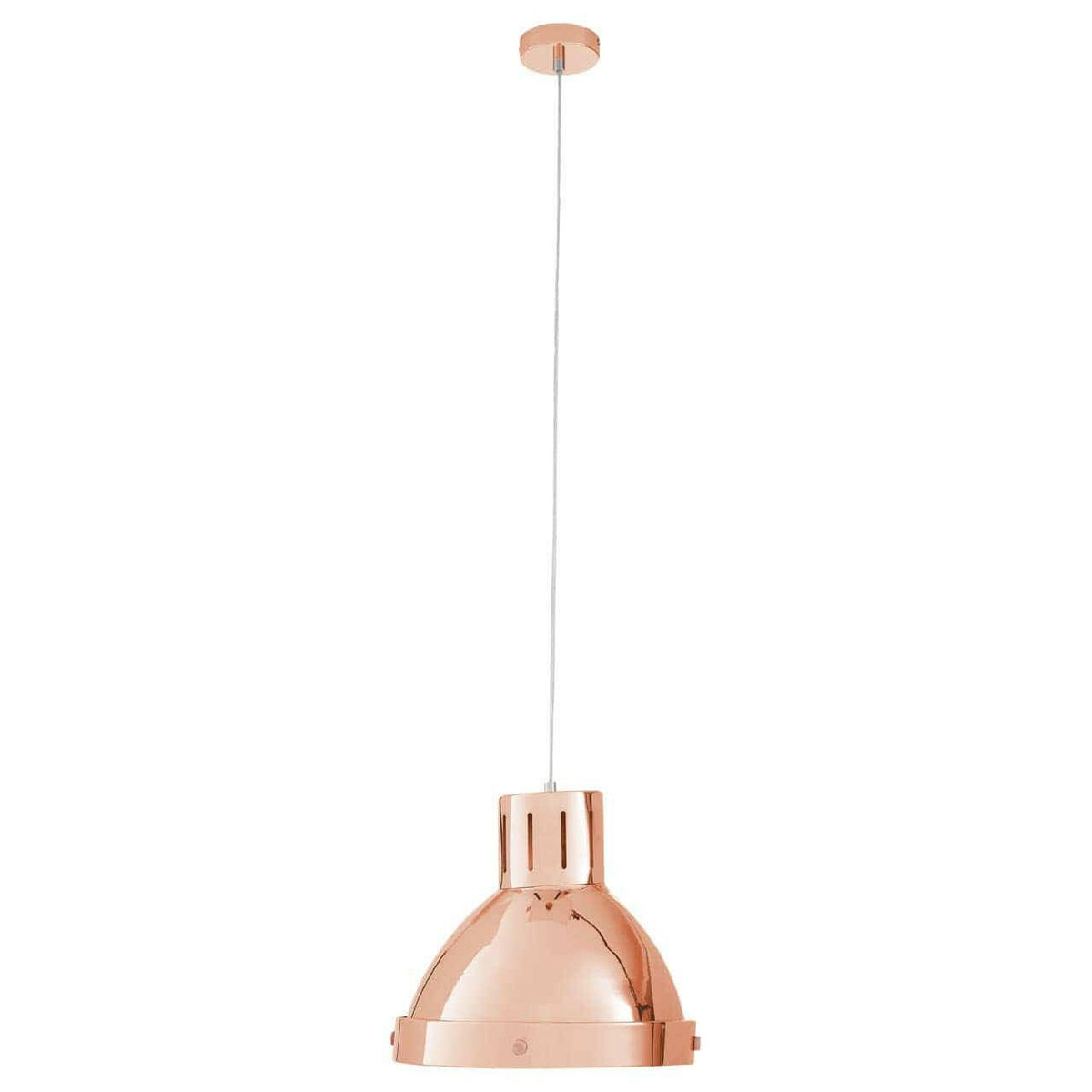 Jasper Metal And Copper Pendant Light.