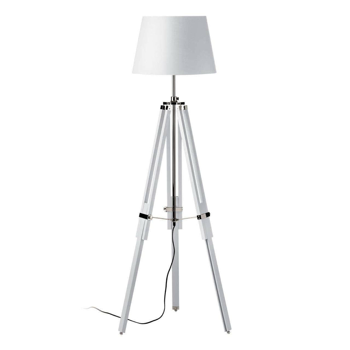 Jasper White Tripod Base Floor Lamp.
