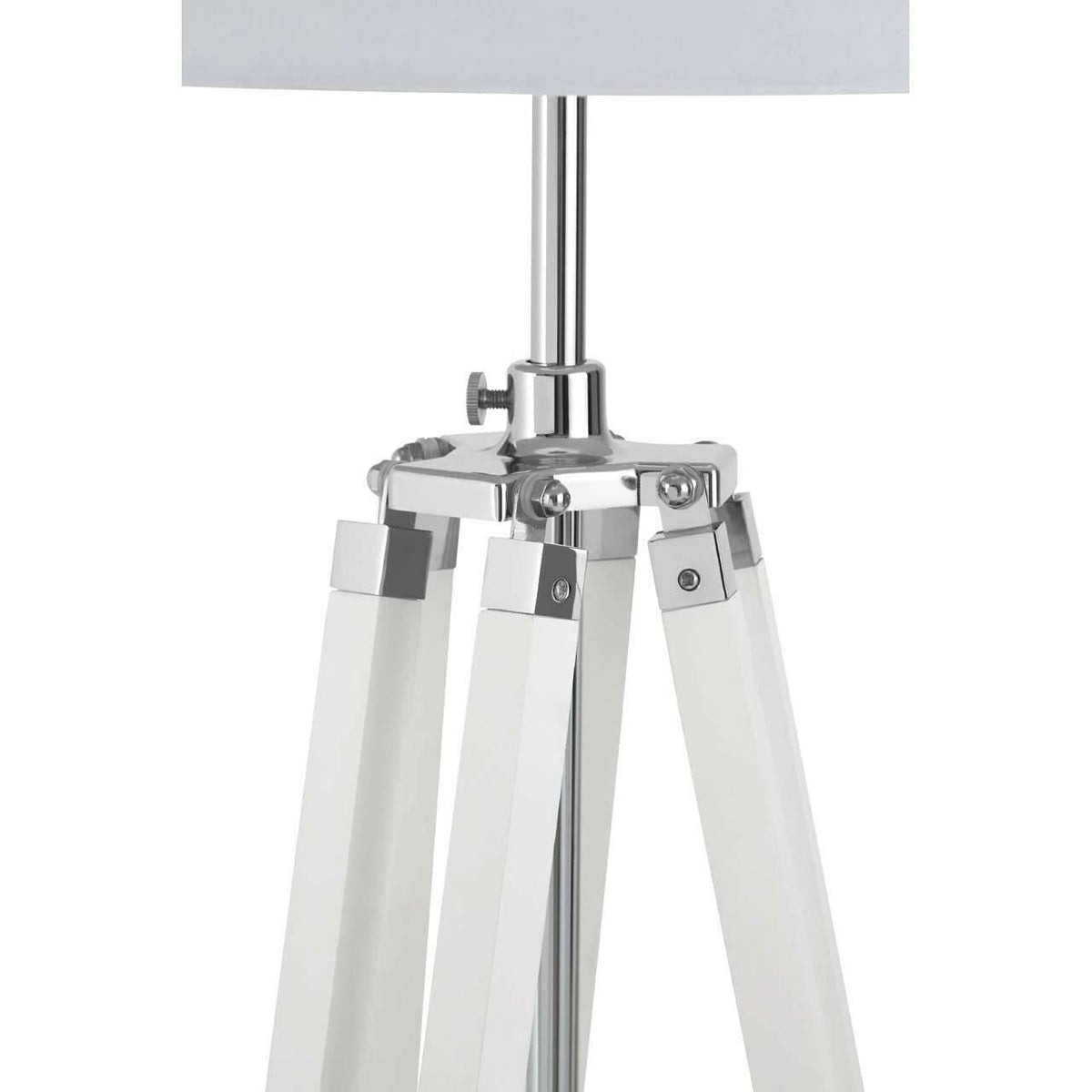 Jasper White Tripod Base Floor Lamp.