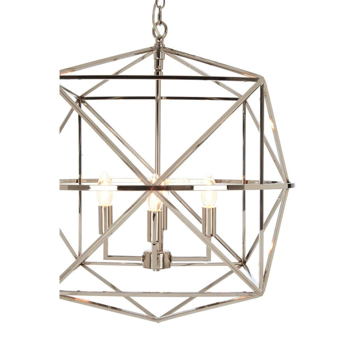Kamara Hexagonal Chandelier.