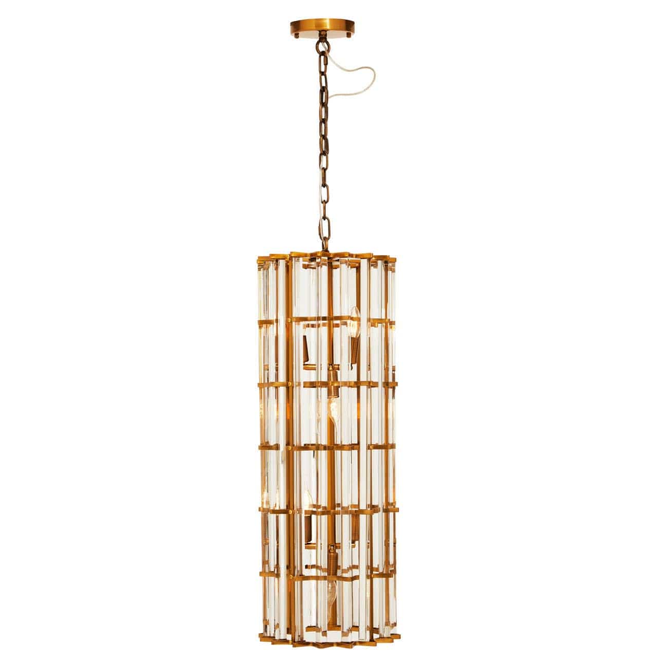 Noosa & Co. Lighting Karli Brass Finish Vertical Light House of Isabella UK