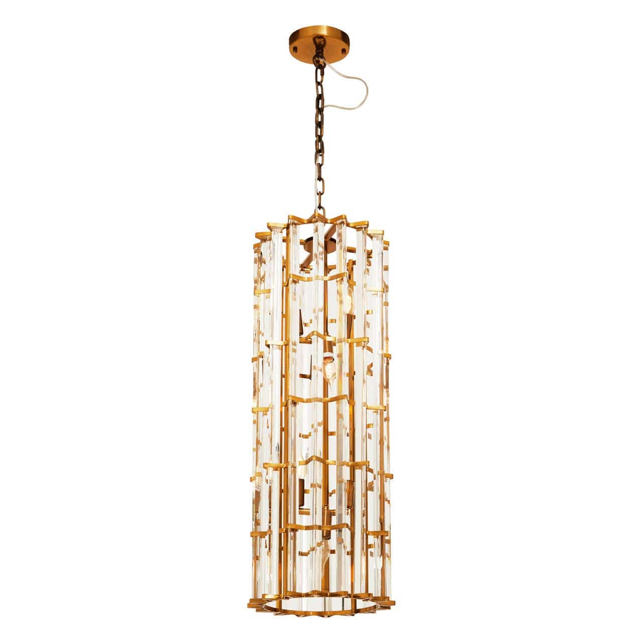 Noosa & Co. Lighting Karli Brass Finish Vertical Light House of Isabella UK