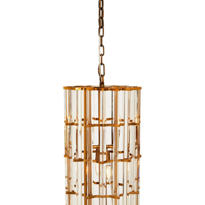 Noosa & Co. Lighting Karli Brass Finish Vertical Light House of Isabella UK