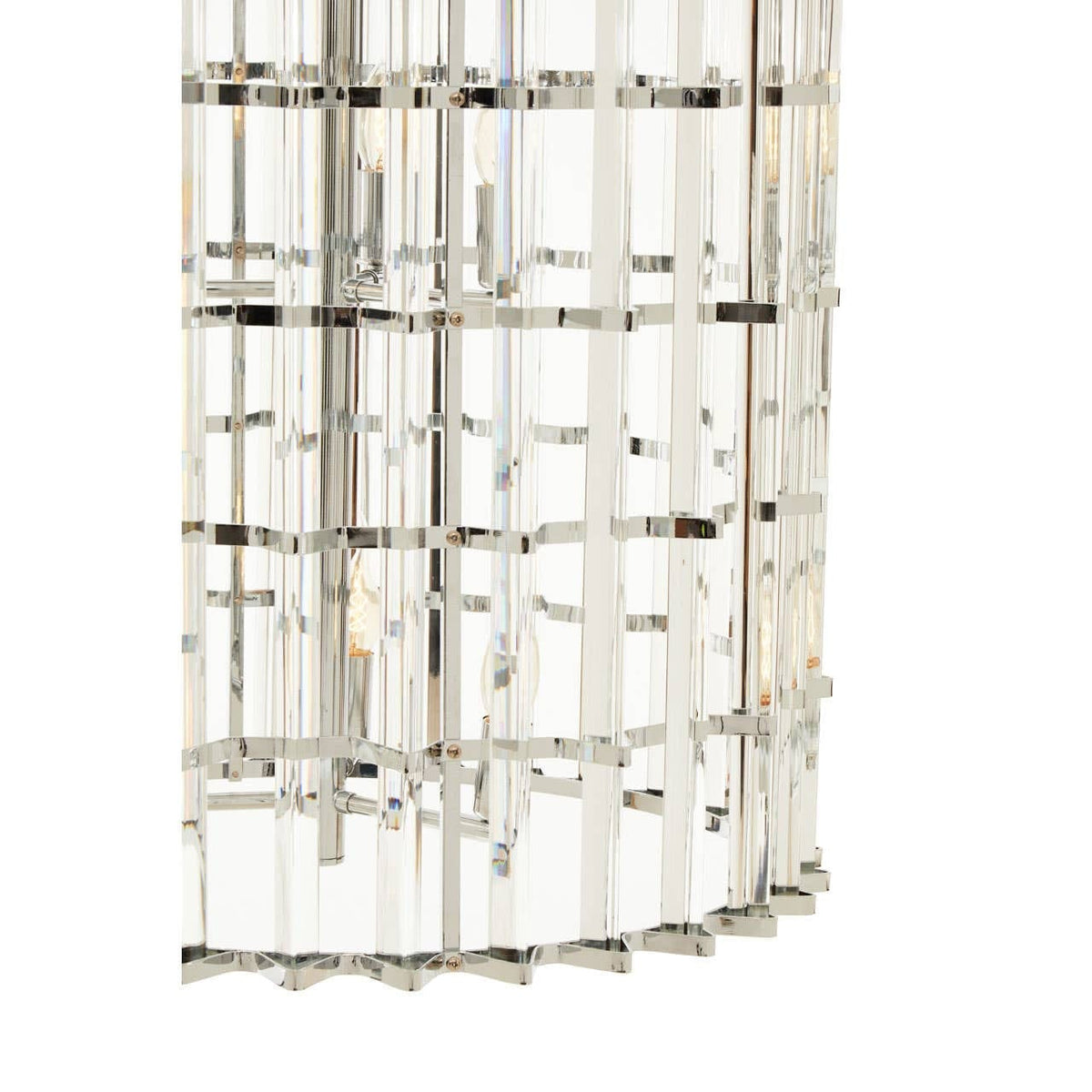Noosa & Co. Lighting Karli Chrome And Glass Vertical Light House of Isabella UK