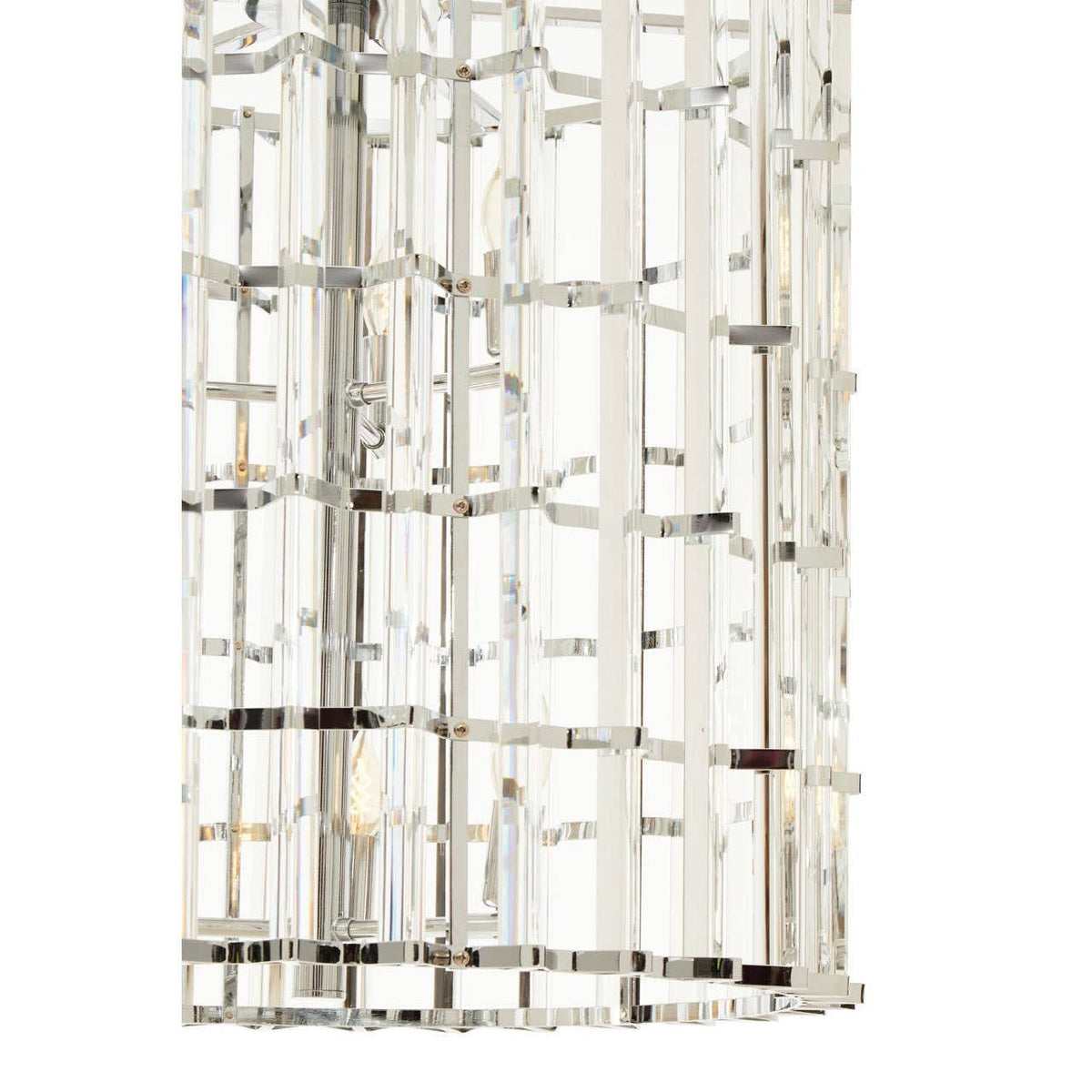 Noosa & Co. Lighting Karli Chrome And Glass Vertical Light House of Isabella UK