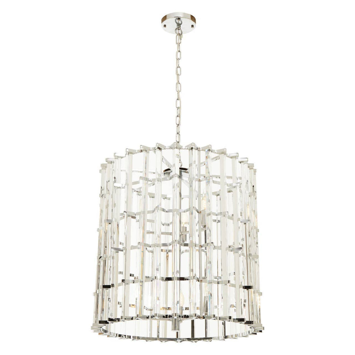 Noosa & Co. Lighting Karli Chrome And Glass Vertical Light House of Isabella UK