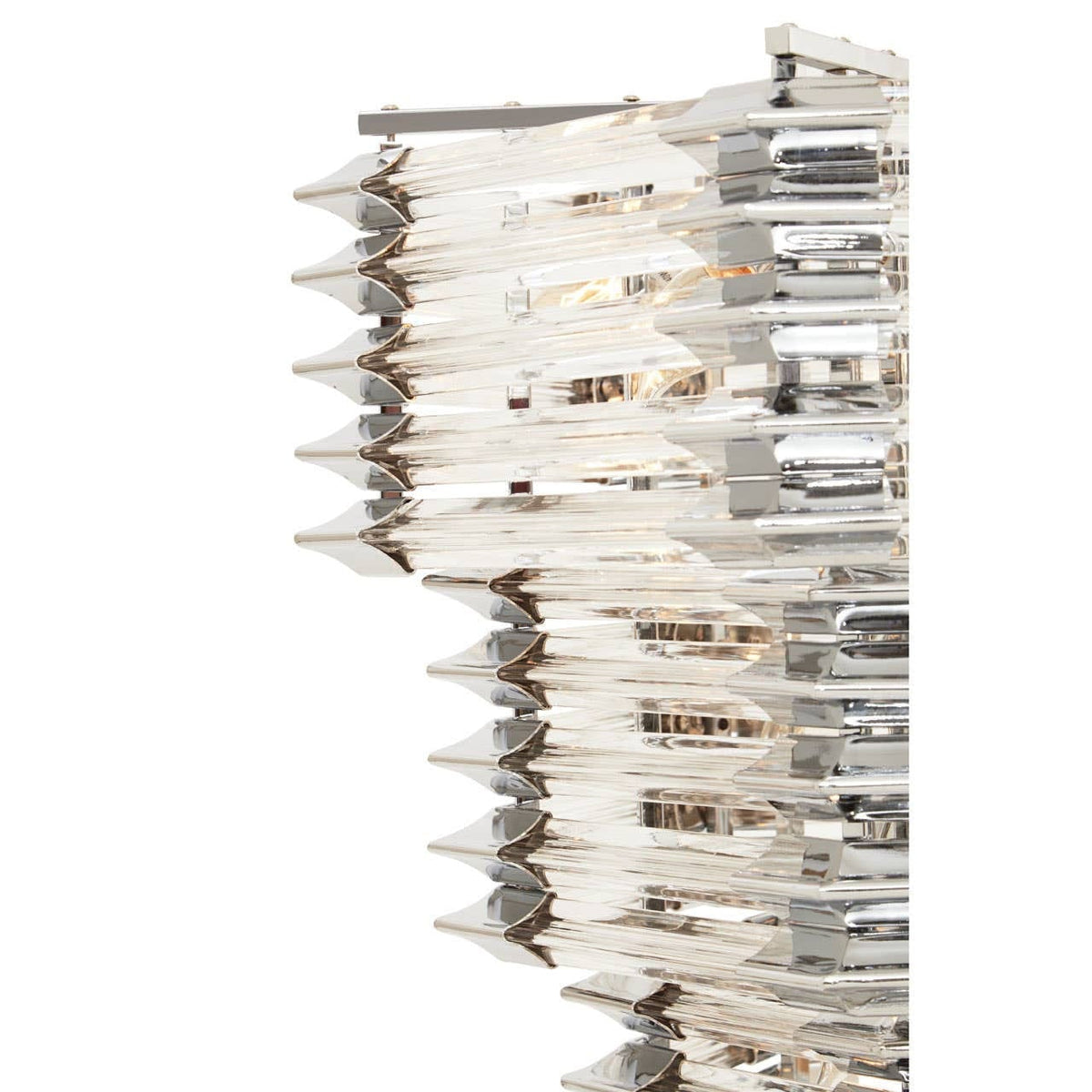 Noosa & Co. Lighting Karli Glass And Chrome Finish Prism Light House of Isabella UK