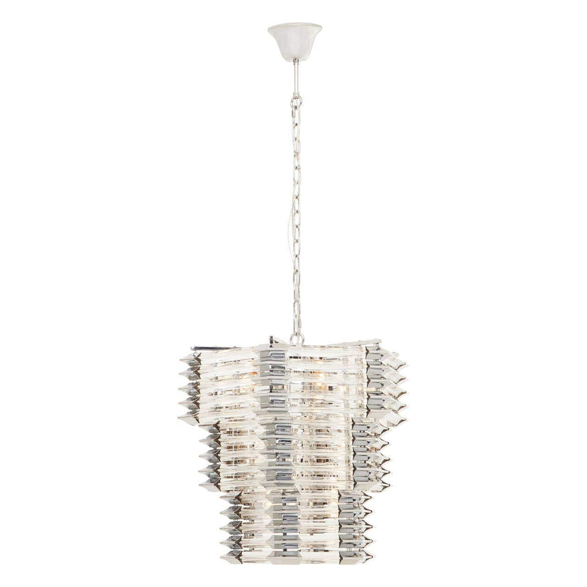 Noosa & Co. Lighting Karli Glass And Chrome Finish Prism Light House of Isabella UK