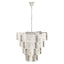Noosa & Co. Lighting Karli Glass And Chrome Finish Prism Light With Fifteen Bulbs House of Isabella UK