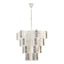 Noosa & Co. Lighting Karli Glass And Chrome Finish Prism Light With Fifteen Bulbs House of Isabella UK