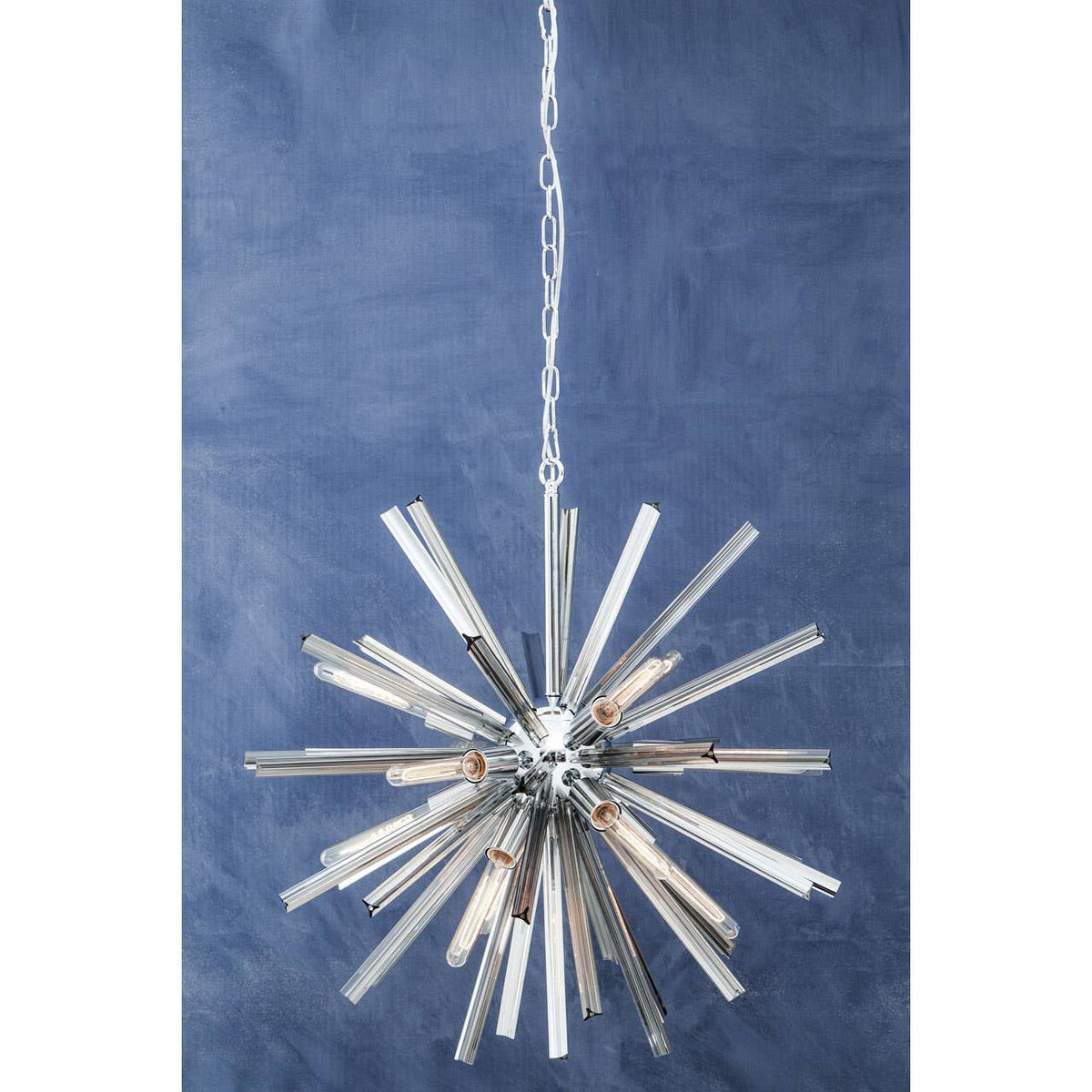 Karlo Smoke Grey Glass And Chrome Finish Light.