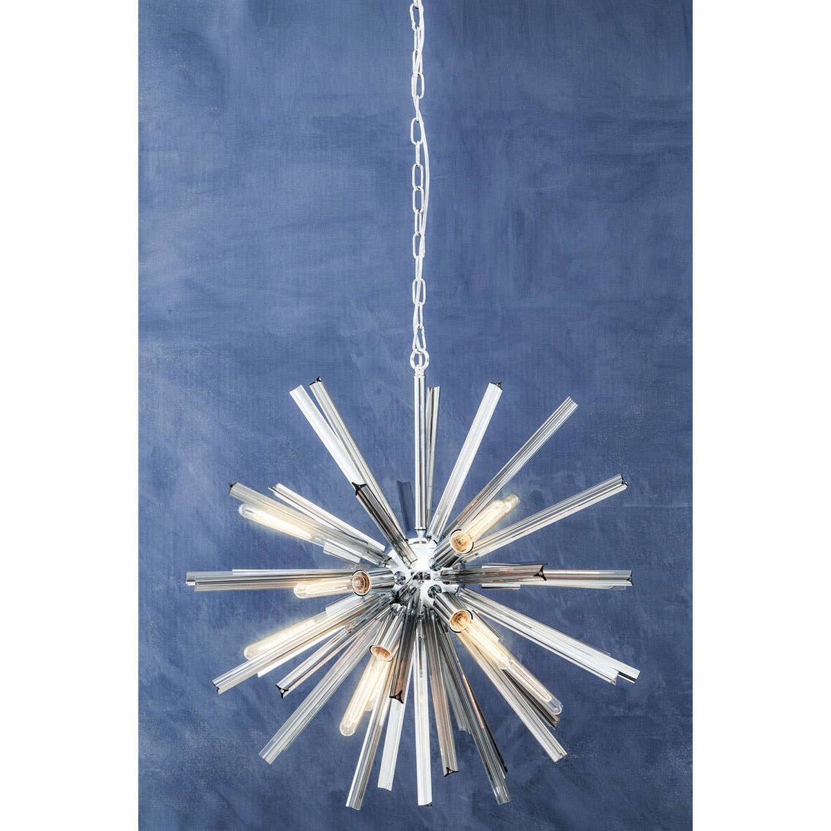 Karlo Smoke Grey Glass And Chrome Finish Light.