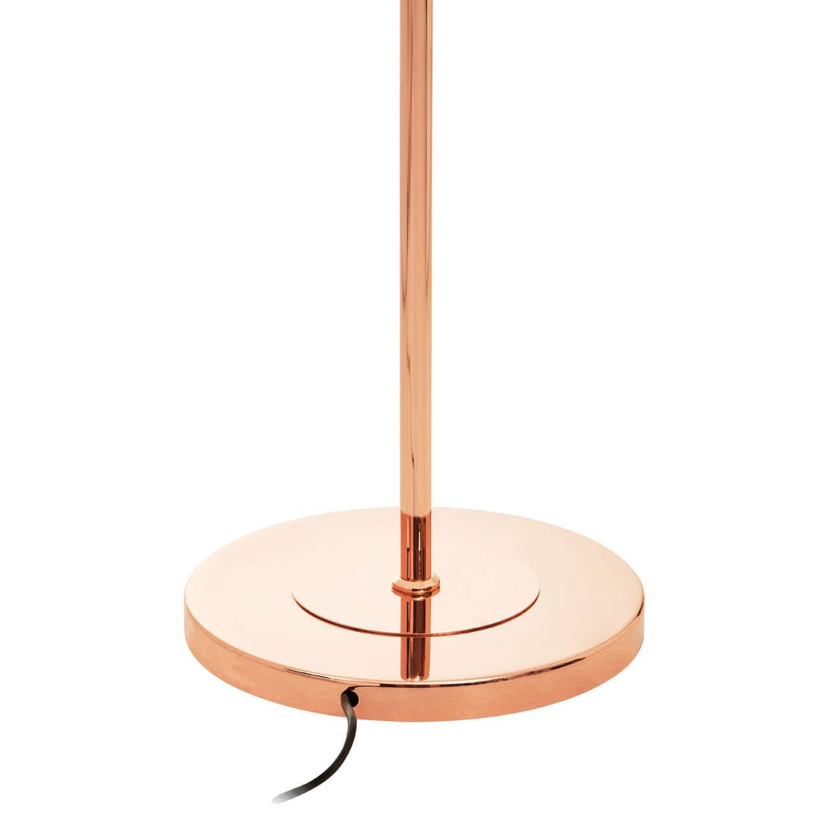 Karter Copper Finish Table Lamp With Three Lights.