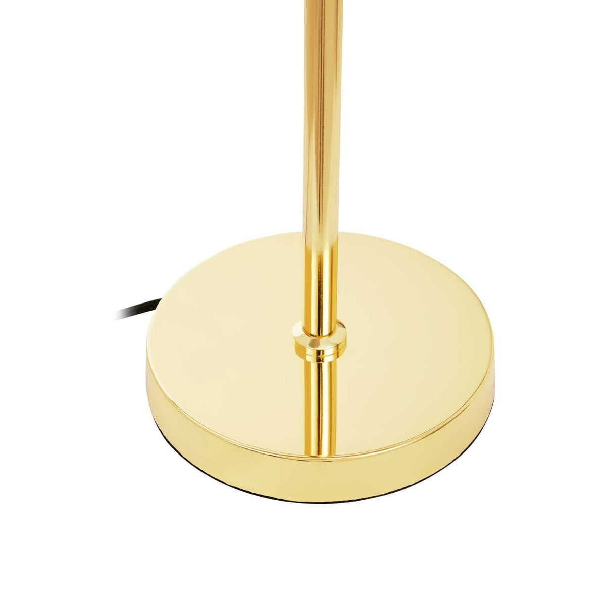 Karter Silver Glass With Gold Finish Table Lamp.