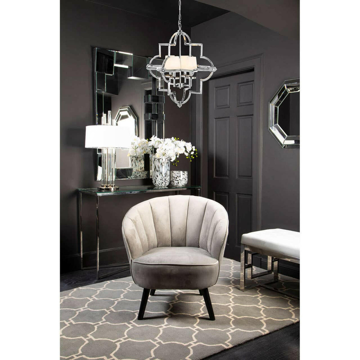 Kensington Townhouse Arabesque Pendant Light.