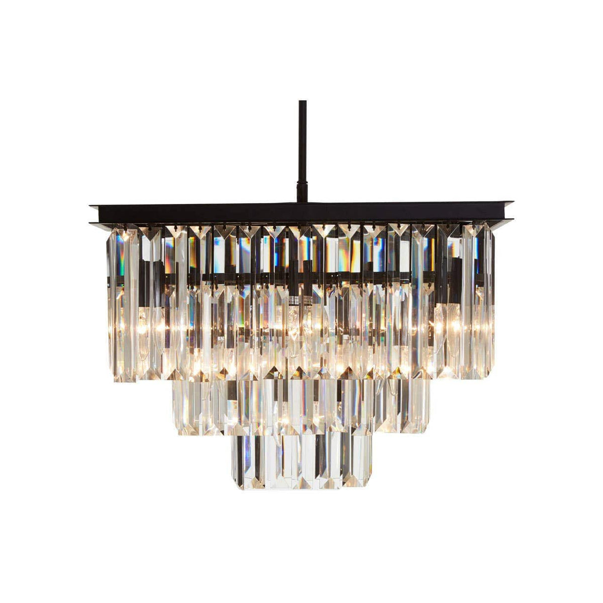 Noosa & Co. Lighting Kensington Townhouse Multi Crystal Pendant Light House of Isabella UK