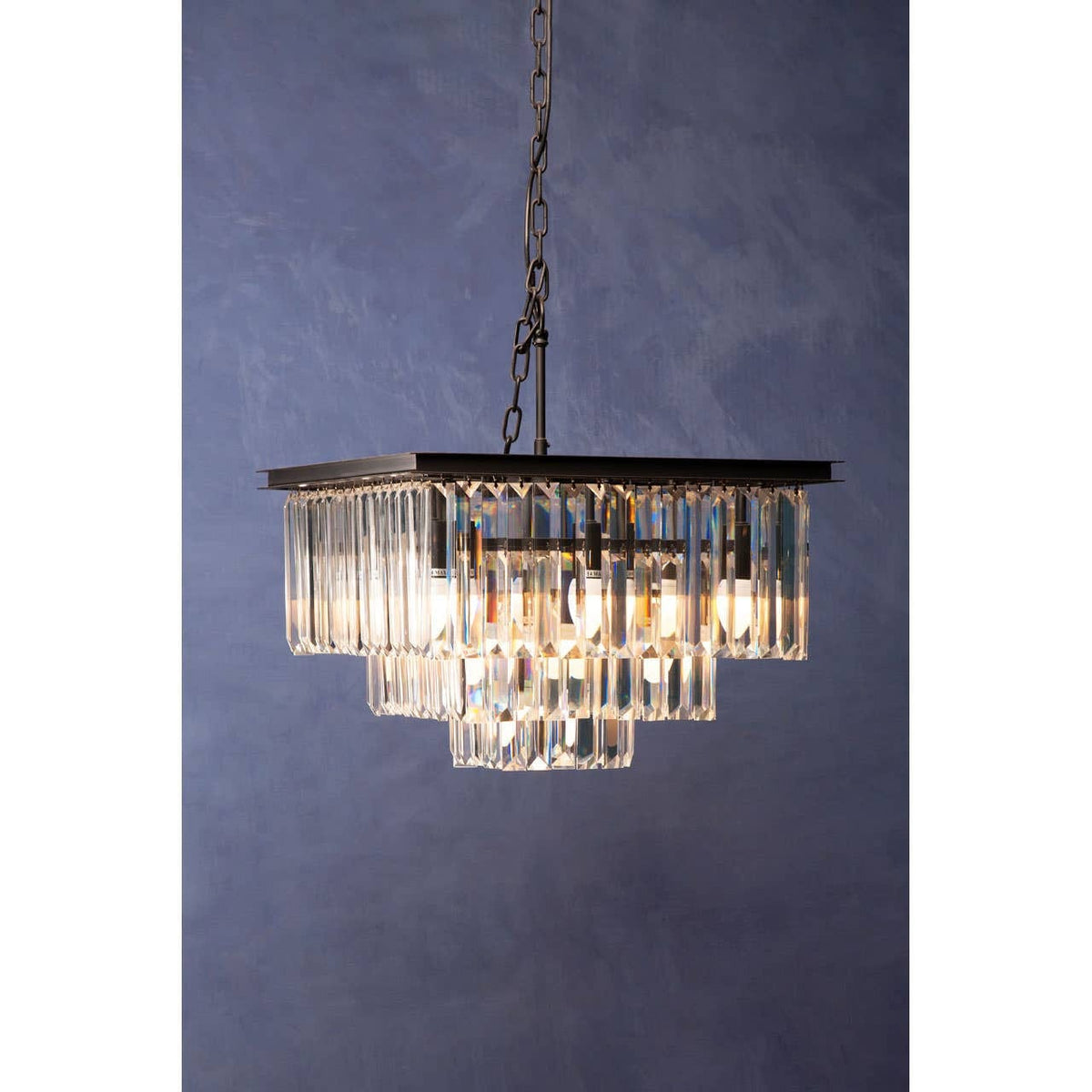 Noosa & Co. Lighting Kensington Townhouse Multi Crystal Pendant Light House of Isabella UK