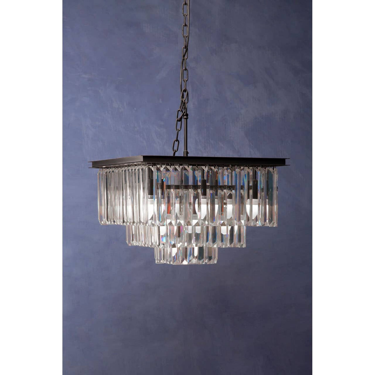 Noosa & Co. Lighting Kensington Townhouse Multi Crystal Pendant Light House of Isabella UK