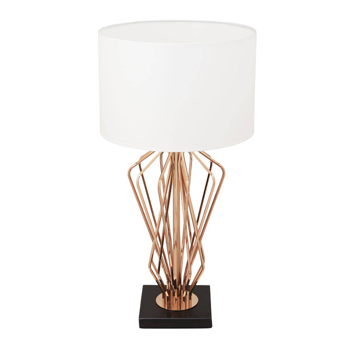 Kensington Townhouse White Shade Table Lamp.