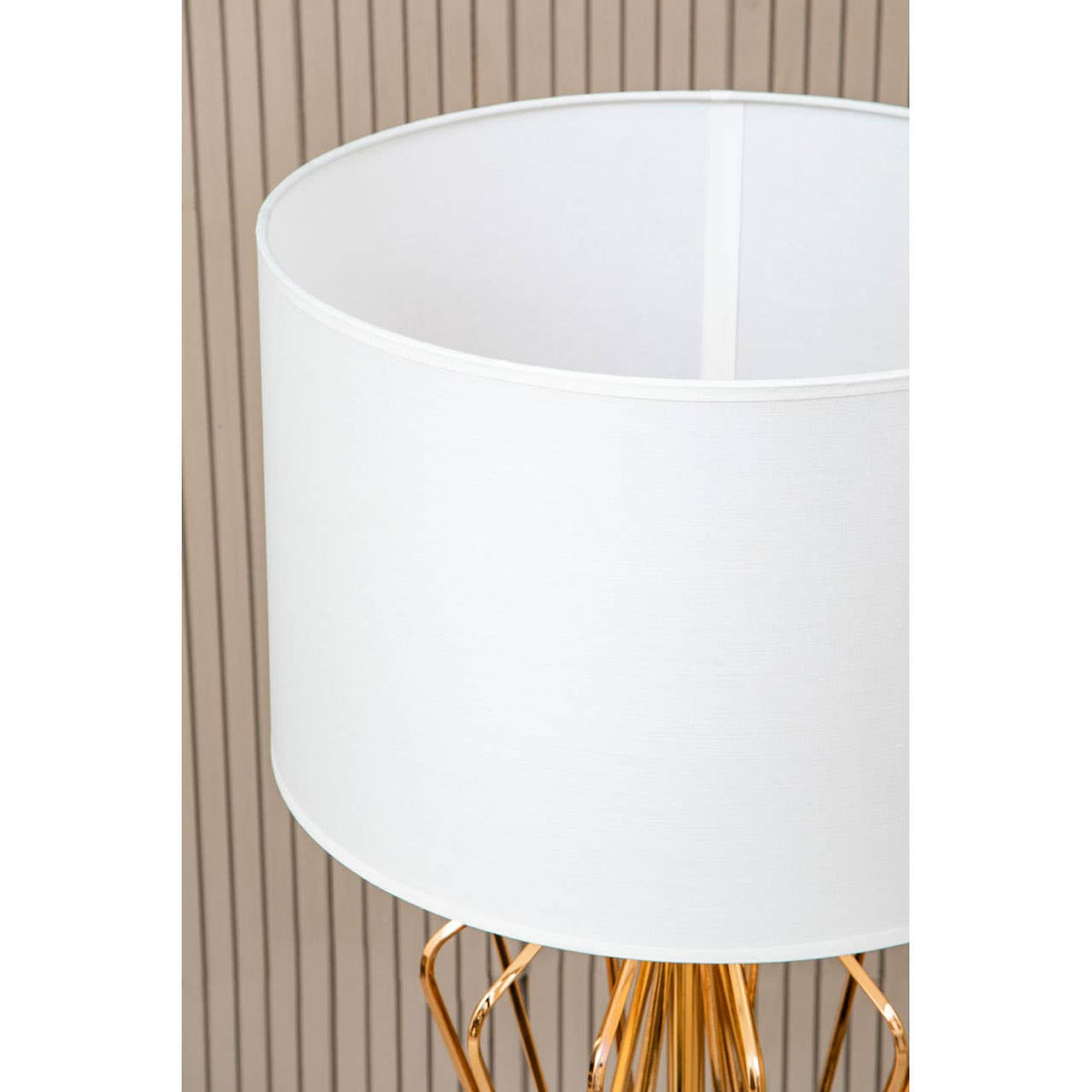 Kensington Townhouse White Shade Table Lamp.
