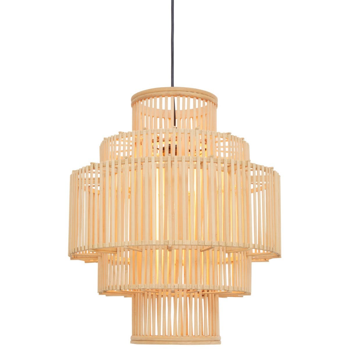 Noosa & Co. Lighting Lapiz Bamboo Pendant Light House of Isabella UK