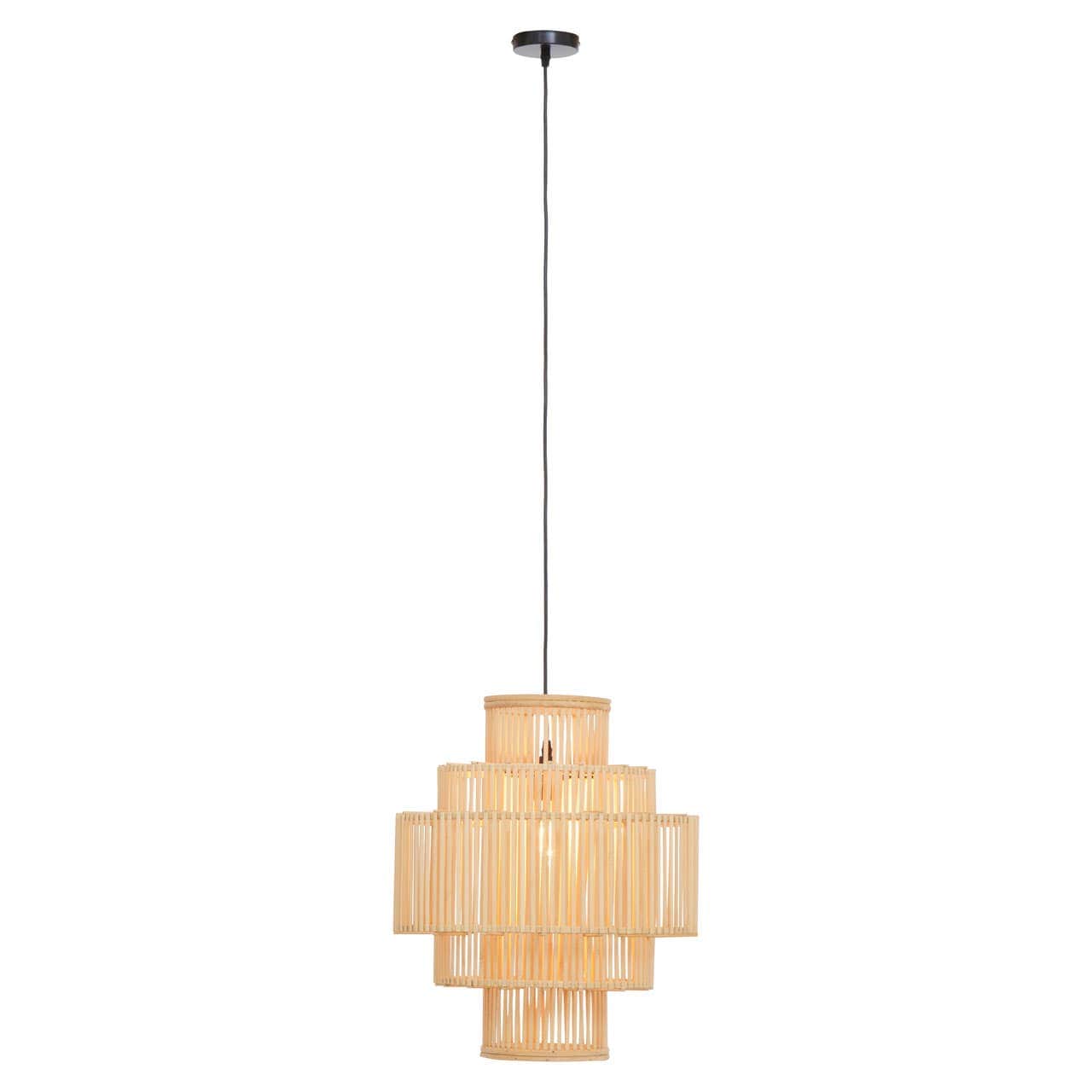 Noosa & Co. Lighting Lapiz Bamboo Pendant Light House of Isabella UK