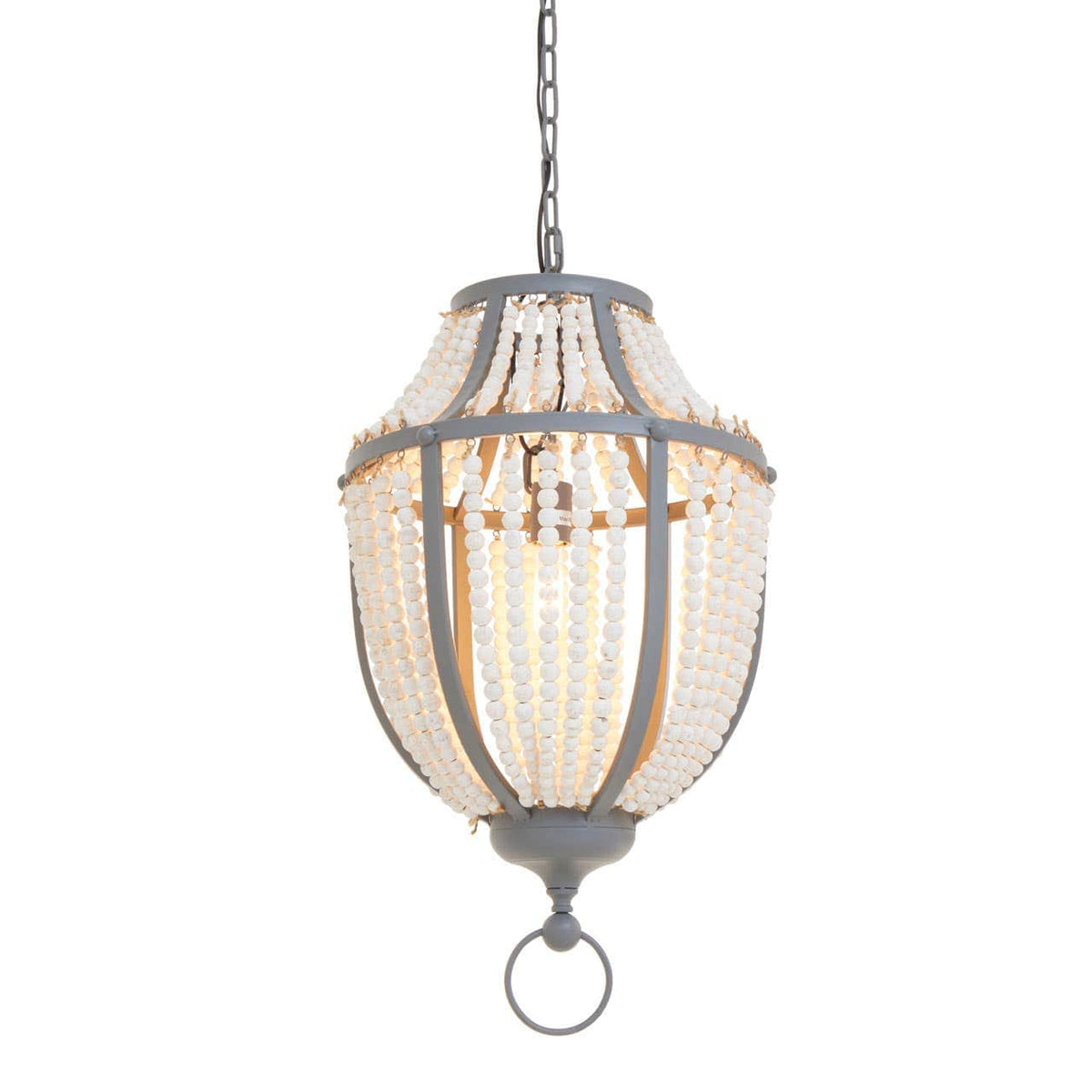 Lapiz White Grey Chandelier.