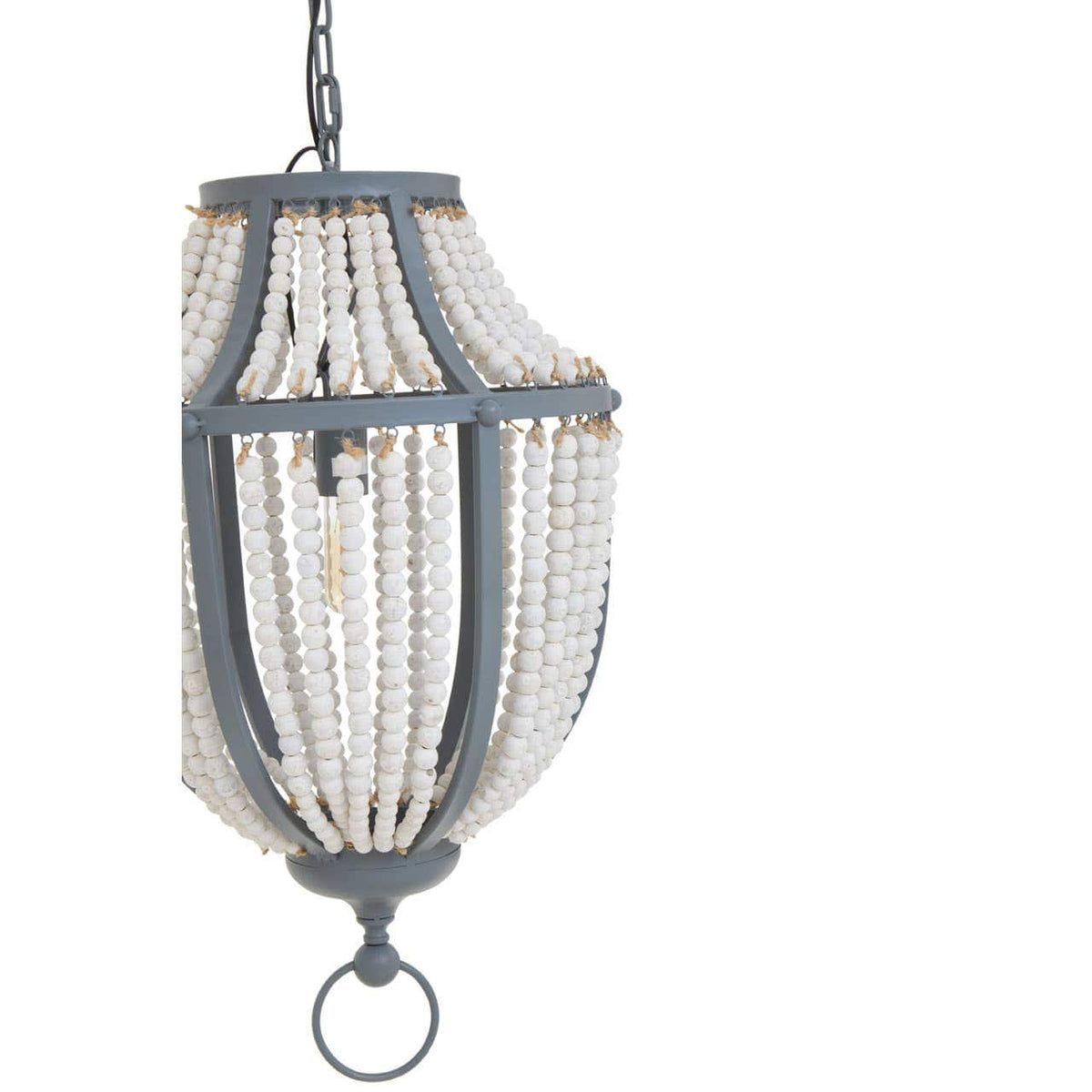Lapiz White Grey Chandelier.