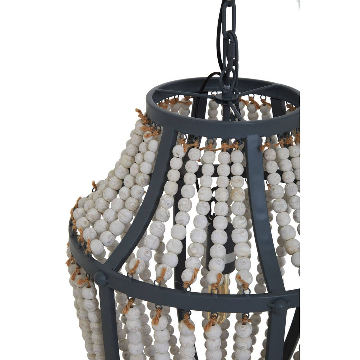 Lapiz White Grey Chandelier.