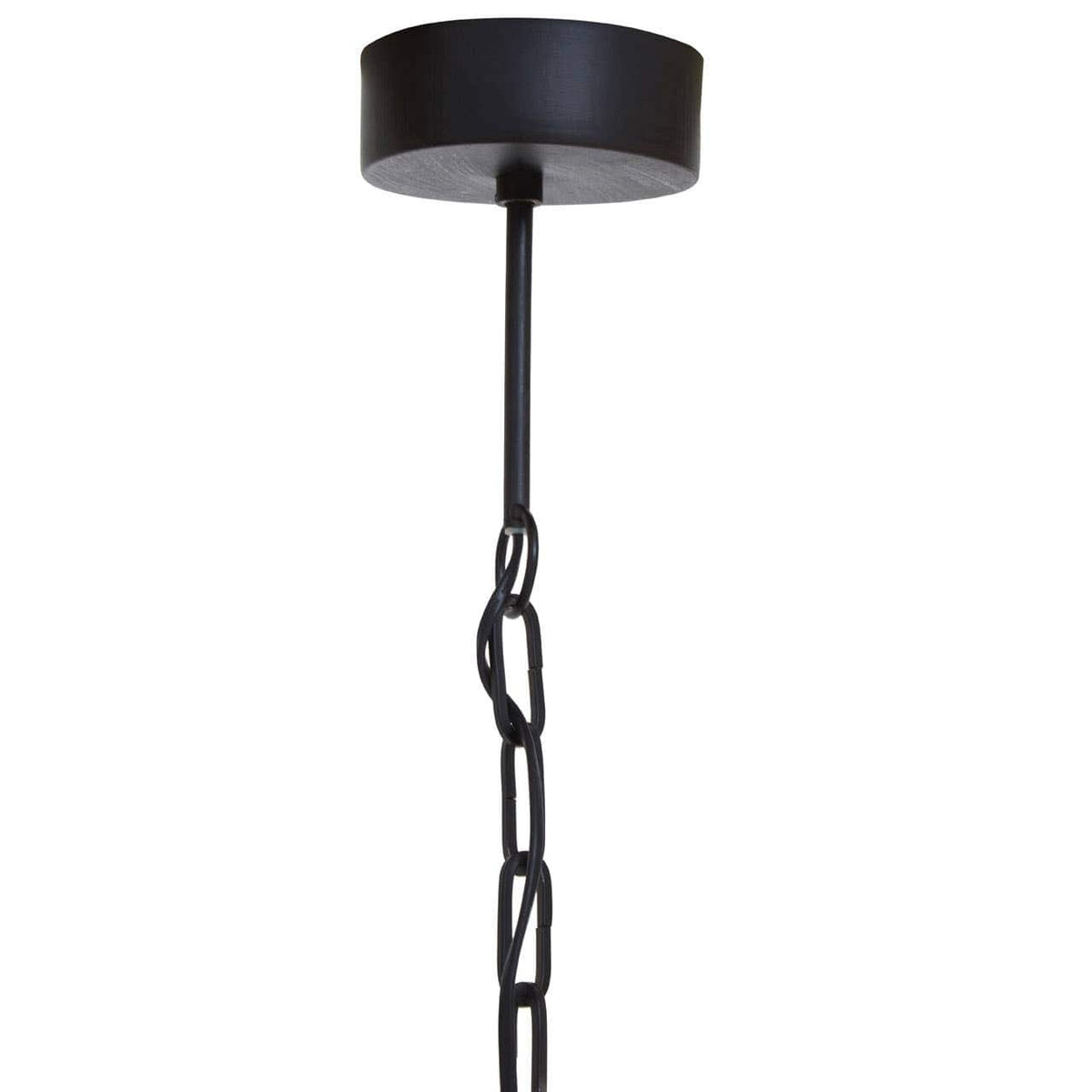 Lapiz Wood Bead Chandelier.