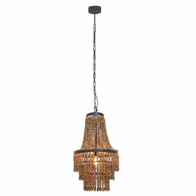 Noosa & Co. Lighting Lapiz Wood Chandelier House of Isabella UK