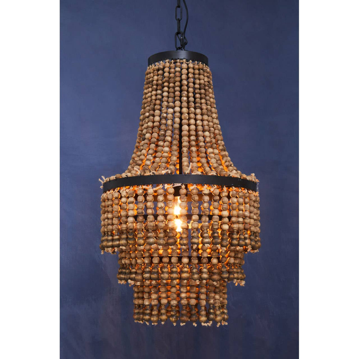 Lapiz Wood Chandelier.
