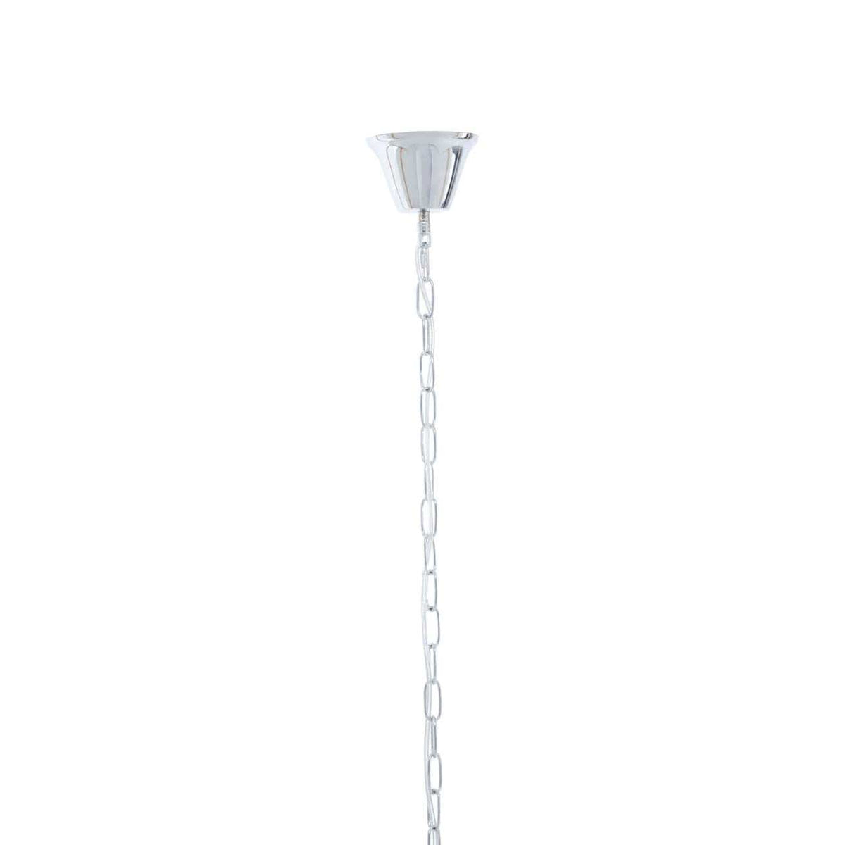 Lerici 2 Tier 6 Light Chrome Pendant 51Cm.
