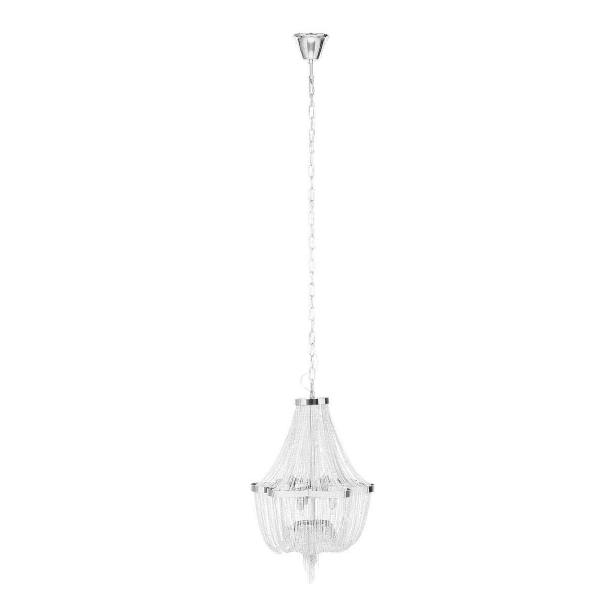 Lerici 6 Light Chrome Pendant 39Cm.