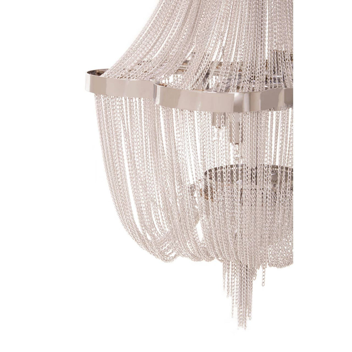 Lerici 6 Light Chrome Pendant 39Cm.