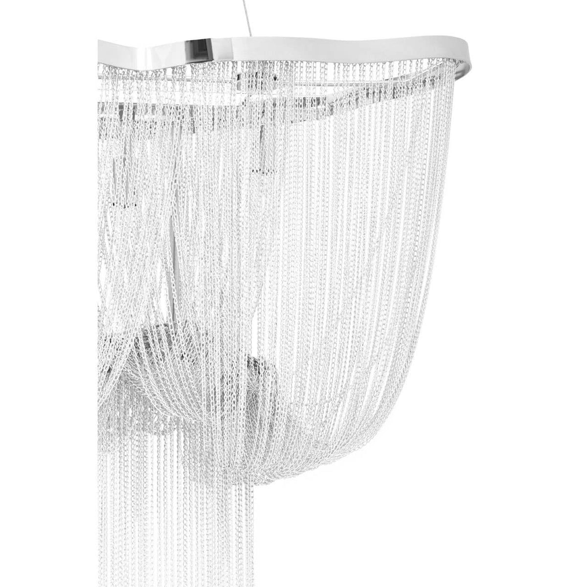 Lerici 6 Light Chrome Pendant 99X35Cm.