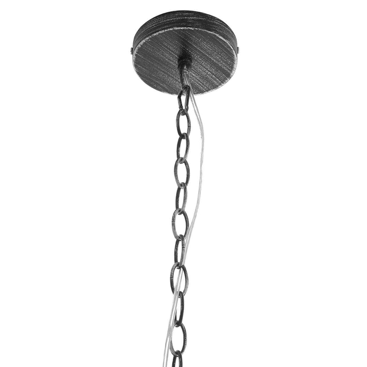 Lexington Black And Silver Pendant Light.