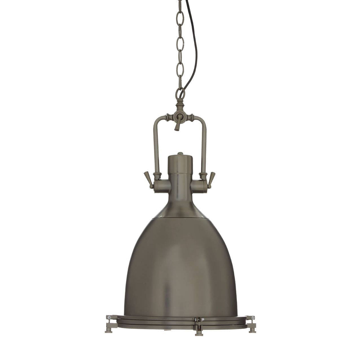 Lexington Large Gunmetal Pendant Light.