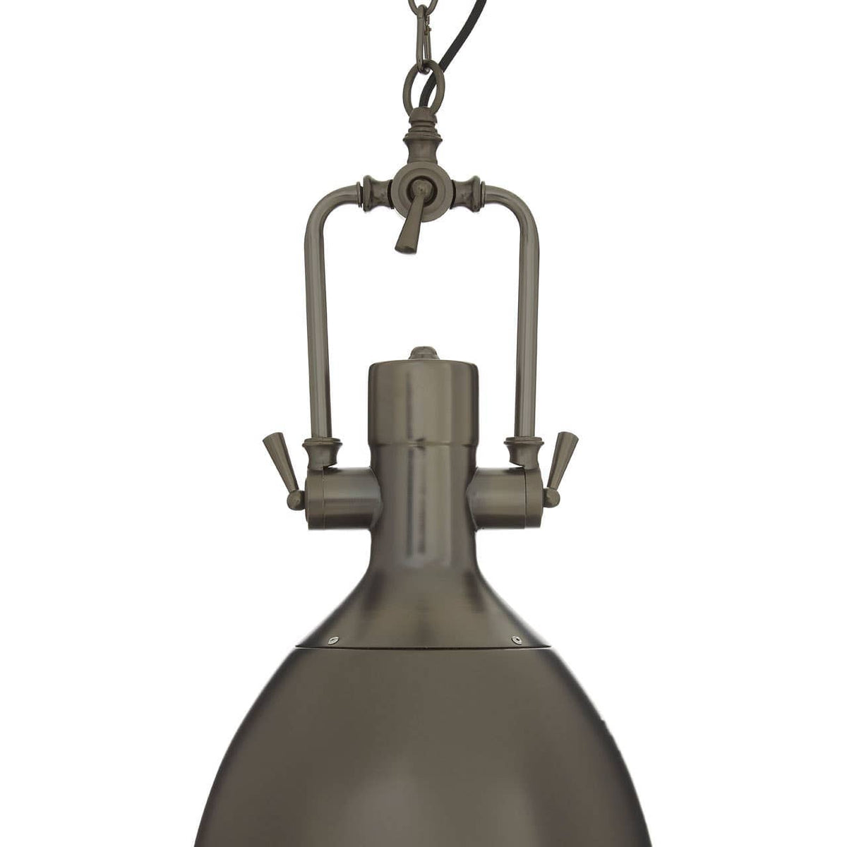 Lexington Large Gunmetal Pendant Light.