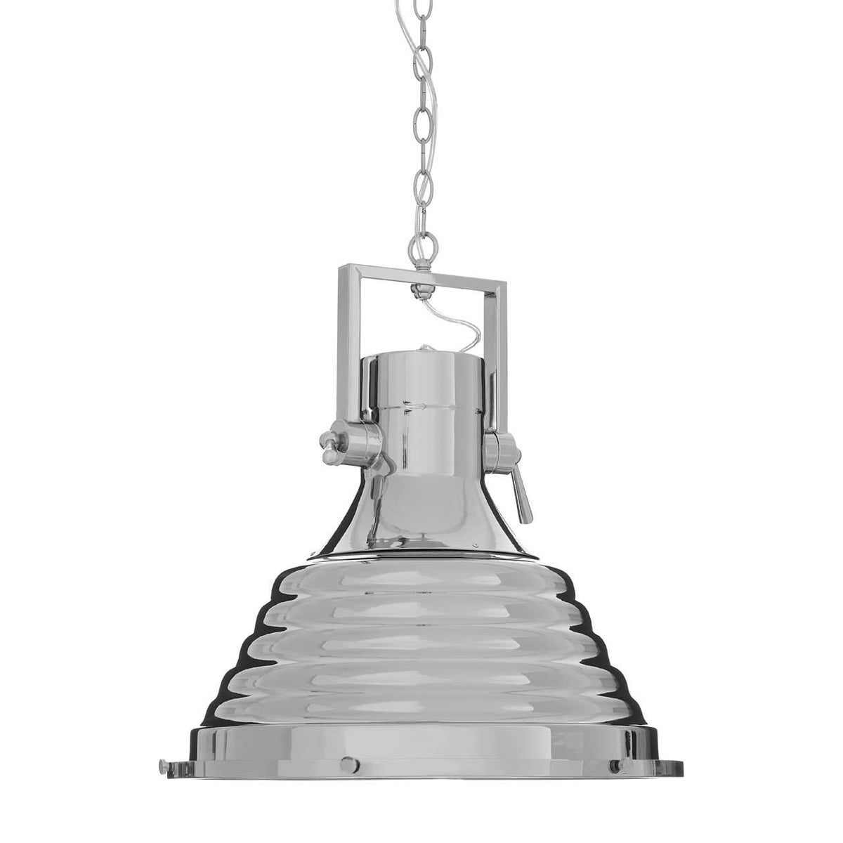 Lexington Large Nickel Pendant Light.