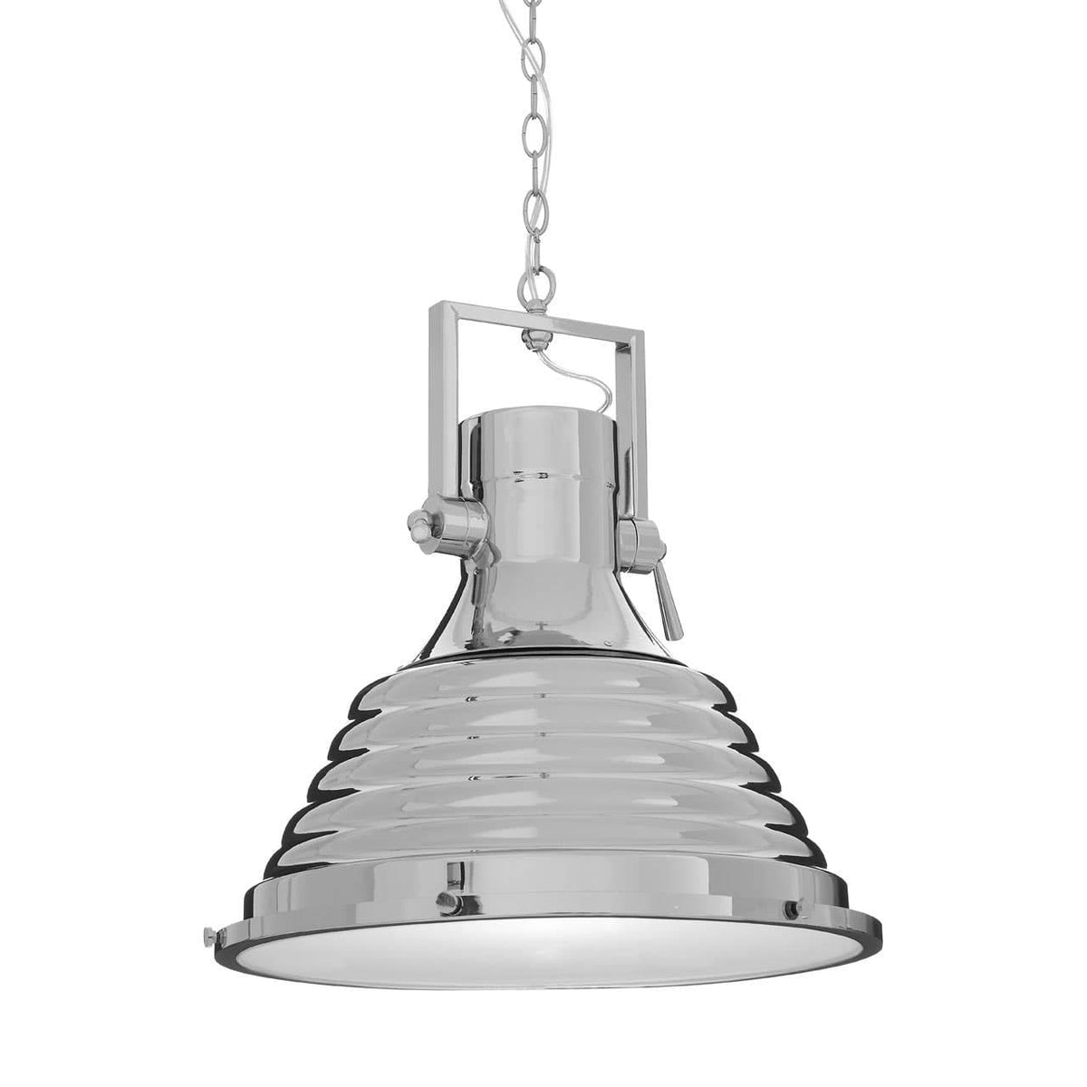 Lexington Large Nickel Pendant Light.