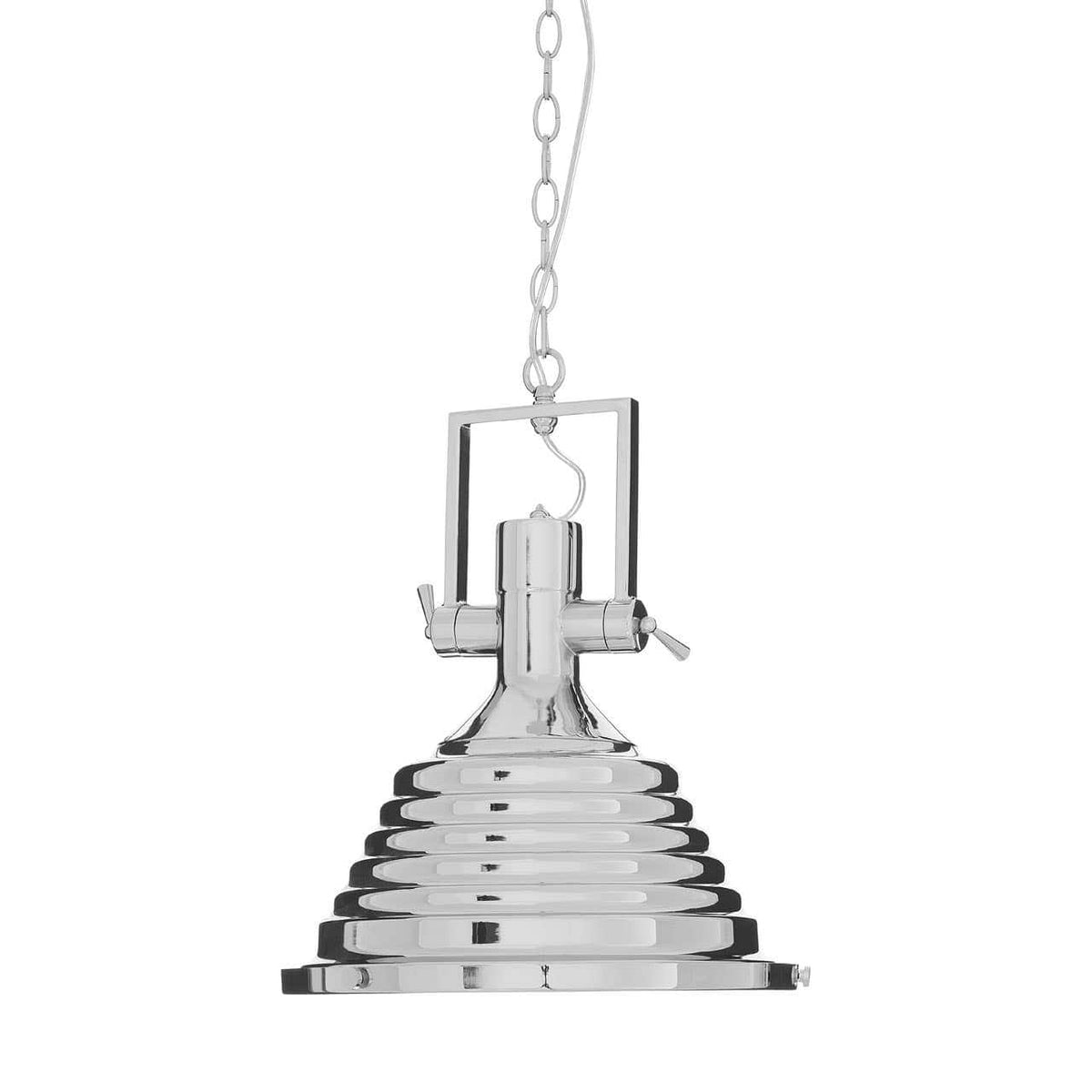 Lexington Medium Chrome Pendant Light.