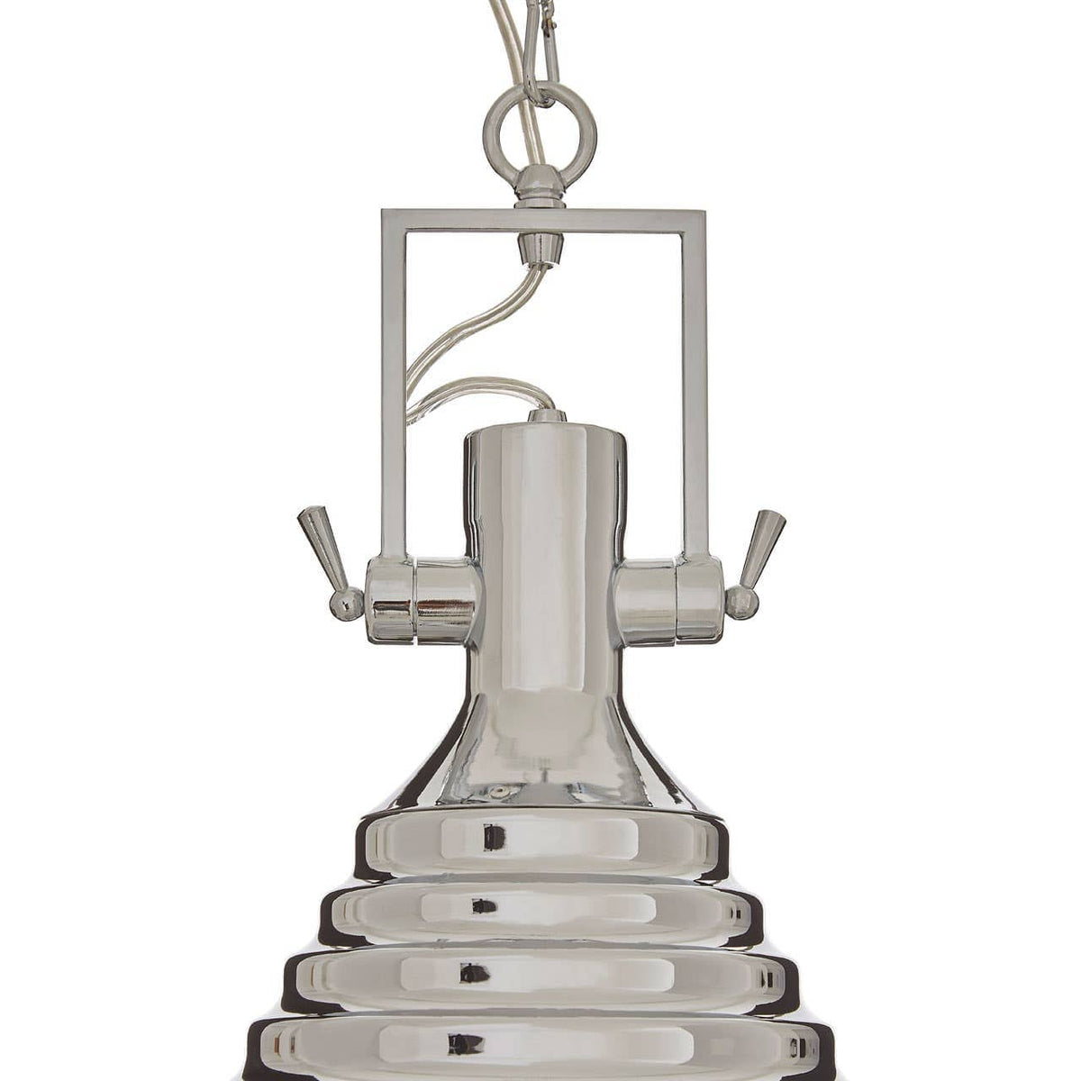 Lexington Small Chrome Pendant Light.