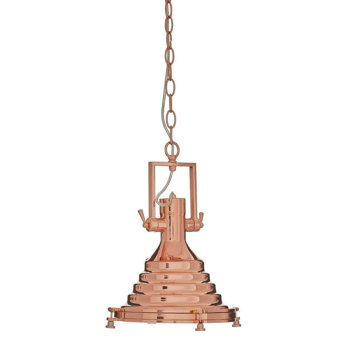 Lexington Small Copper Pendant Light.