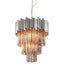 Lustra Large Nickel Painted Chandelier..