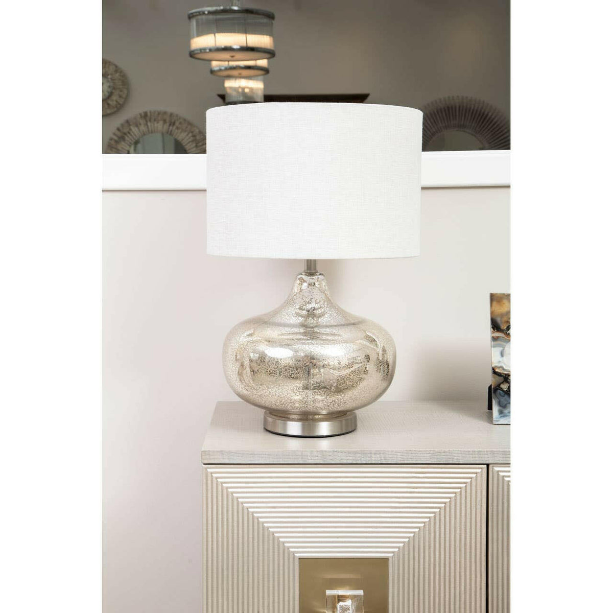Luz Grey Table Lamp.