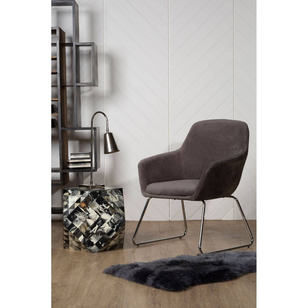 Mano Silver Table Lamp.