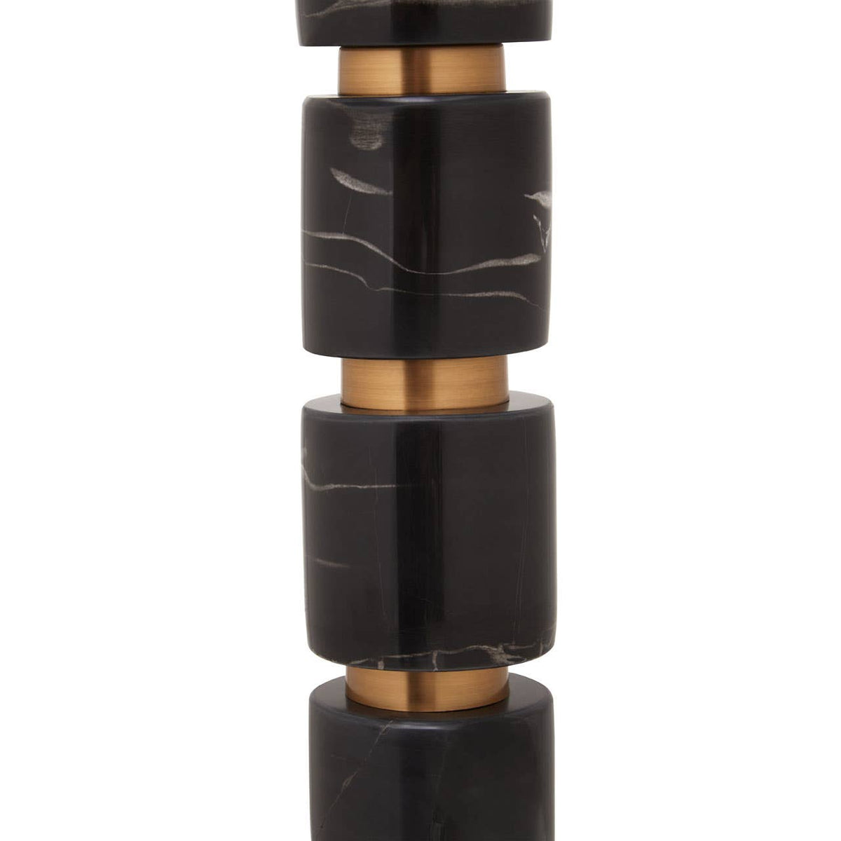 Marmo Grey Fabric Shade Table Lamp.