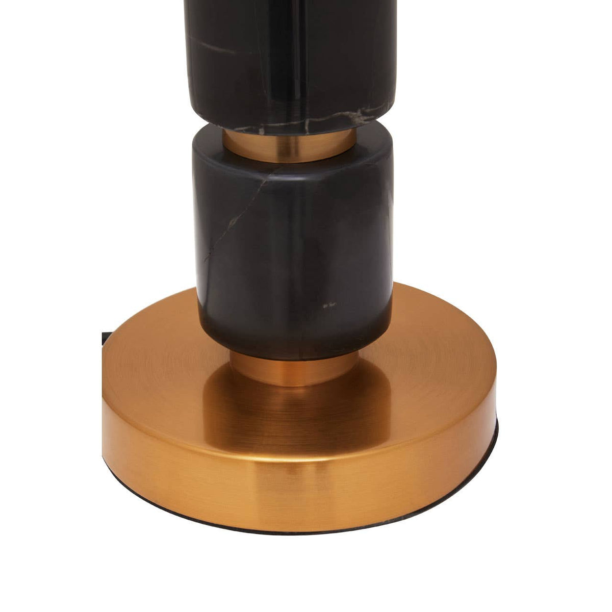 Marmo Grey Fabric Shade Table Lamp.